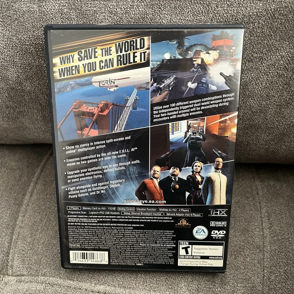GoldenEye: Rogue Agent PS2 Playstation 2 CIB Tested and Working!